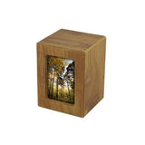 Natural MDF Photo Box Small Pet Urn