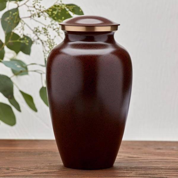 Earth Brown Brass Extra Large Pet Urn