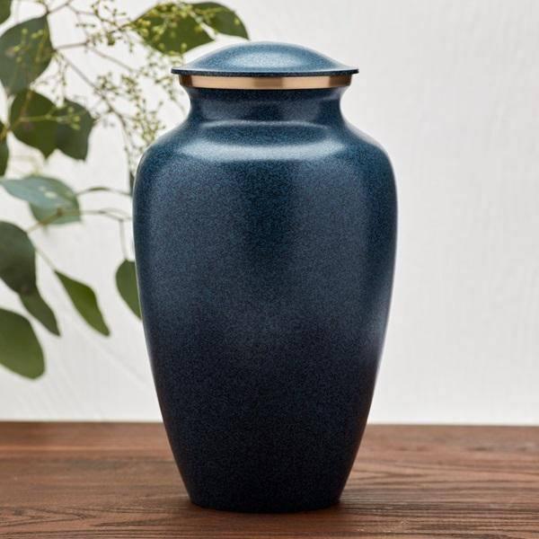 Gray Brass Granite Extra Large Pet Urn