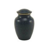 Gray Brass Granite Medium Pet Urn