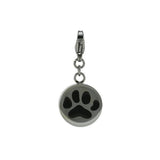 Pewter Stainless Steel Paddy-paw Pawprint Pet Jewelry