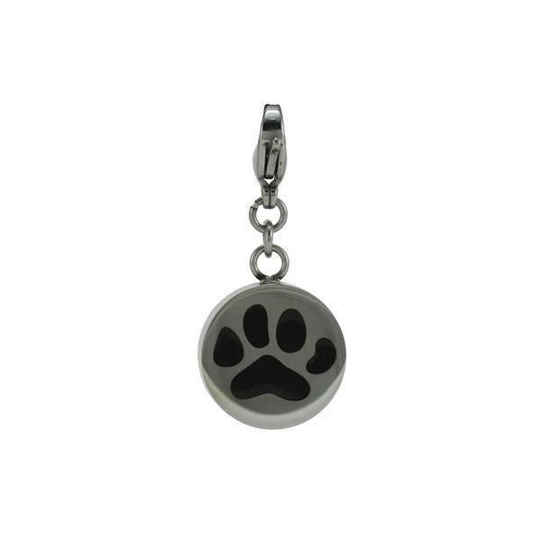 Pewter Stainless Steel Paddy-paw Pawprint Pet Jewelry