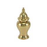 Brass Rabia Shiny Extra Small Pet Urn